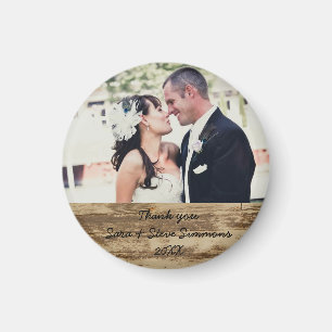 Wedding danken Ihnen Foto-Magnet Magnet