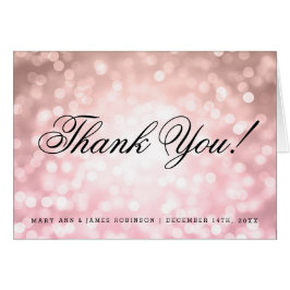 Wedding "danken Ihnen" Rose erröten rosa