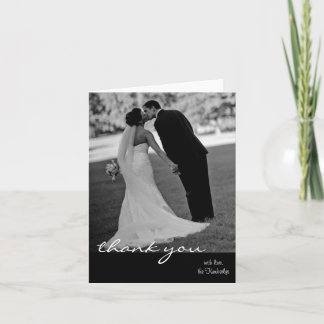 wedding danken Ihnen zu kardieren Dankeskarte