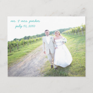 Wedding danken Ihnen zu kardieren Dankeskarte