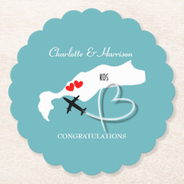 Wedding Destination Kos Untersetzer