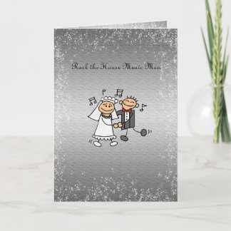 Wedding Dj Vielen Dank Musik Dankeskarte