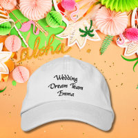 Wedding Dream Team, Bride, Bachelorette Personalis