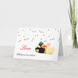 Wedding ducks karte