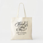 Wedding Favor Bag - Thank You Tragetasche<br><div class="desc">"Thank You" in ihrem Script,  die perfekte Erinnerung an Thank You,  The perfekte Souvenir or Giveaways for Your Wedding Entourage or Wedding guests,  or any special chance.</div>