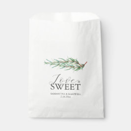 Wedding Favor Bags Love Is Sweet Rosemary Geschenktütchen