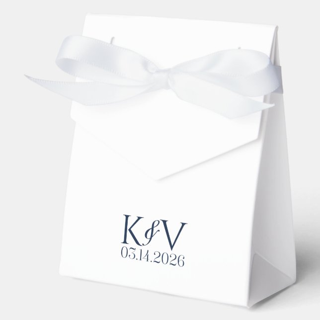 Wedding Favor Box Geschenkschachtel (Vorderseite)