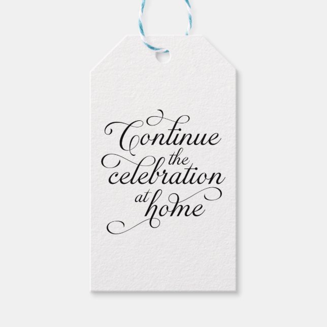 wedding favour gift tag geschenkanhänger (Vorderseite)