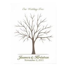 Wedding Fingerprint Tree - Klassisch