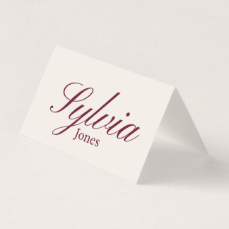 Wedding Foldable place card for dinner,engagement 