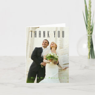 Wedding Foto Vielen Dank Dankeskarte