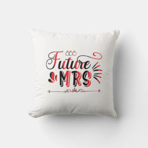 Wedding Geschenk Zukunft Mrs. Kissen