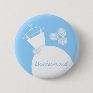 Wedding Gown Blue 'Bridesmaid' Taste Button