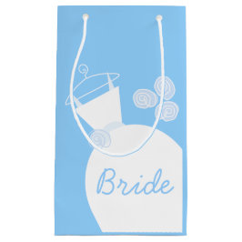 Wedding Gown Blue Bridge klein Kleine Geschenktüte