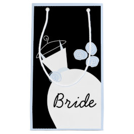 Wedding Gown Blue Bridge schwarz pastellfarben kle Kleine Geschenktüte