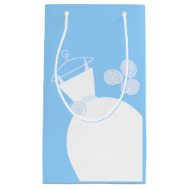 Wedding Gown Blue Geschenktasche klein Kleine Geschenktüte