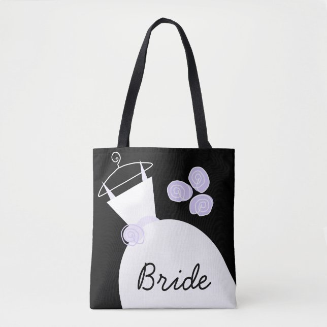 Wedding Gown Lila Bridge auf der ganzen Tasche sch (Vorderseite)