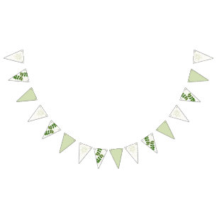 Wedding Green Chic Wimpelkette