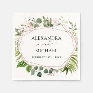 Wedding Greenery Eucalyptus Botanical Serviette