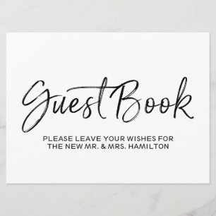 Wedding Guest Book Sign Stilvolles Gold Einladung