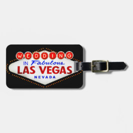 Wedding in fabelhafter Las- VegasHochzeit in Gepäckanhänger