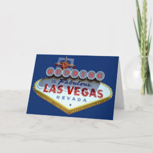 WEDDING In Fabulous Las Vegas Cards Karte