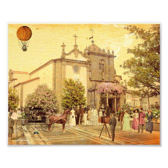 Wedding in the Coimbras' Chapel. Braga - Portugal Fotodruck (Vorne)