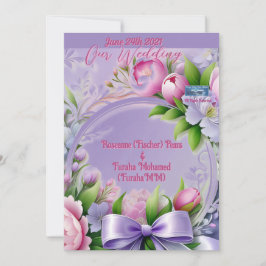 Wedding Inv. 1 Violet(Horizon) RFPMDesign ©️ 2024 Einladung