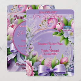 Wedding Inv. 2 Violet(Horizon) RFPMDesign ©️ 2024 Einladung