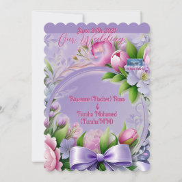 Wedding Inv. 4 Violet(Horizon) RFPMDesign ©️ 2024 Einladung