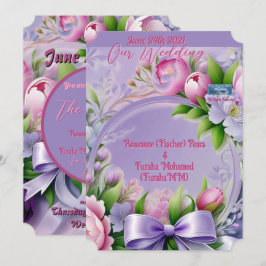 Wedding Inv. 5 Violet(Horizon) RFPMDesign ©️ 2024 Einladung