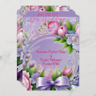 Wedding Inv. 5 Violet(Horizon) RFPMDesign ©️ 2024 Einladung