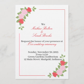 Wedding Invitation Einladung