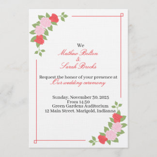 Wedding Invitation Einladung
