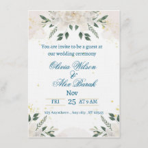 Wedding invitation 