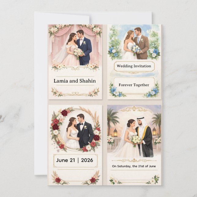 Wedding Invitation Einladung (Vorderseite)