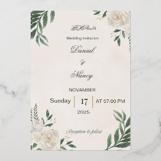 Wedding Invitation Folieneinladung