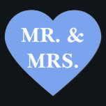 Wedding Invite Cornflower Blue Herz-Aufkleber<br><div class="desc">Farbenfrohe Cornflower Blue Custom Wedding Cornflower Blau und Weiß Einladende Siegel - Bridal Shopper oft überlegen: Welche Hochzeits-Briefmarke Designer sind heiß in diesem Jahr? Diese herrlichen und gestalten Sie Ihre eigenen Designer Einladungs-Siegel Stickers kommen ergänzend zu speichern Dattelkarten und andere Arten tun es selbst Hochzeitsaufkleber. Online Shopping für Hochzeitspostkarten -...</div>