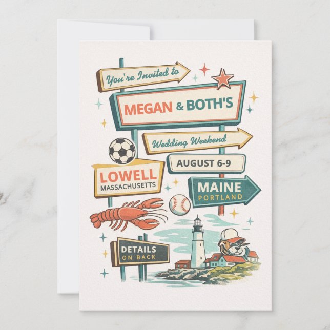 Wedding Invite Mitteilungskarte (Vorderseite)