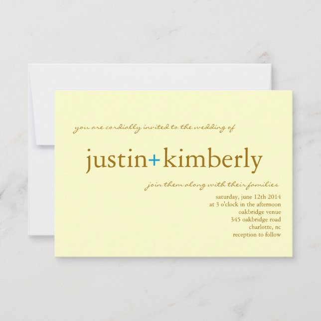 Wedding laden | A ein+ |small ivyelbr Einladung