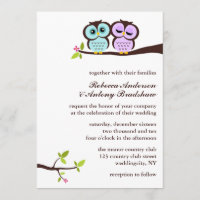 Wedding Lavendel-und Minzen-Eulen