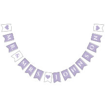Wedding Lavender 7 Letter Name Hört Mr. & Mrs.