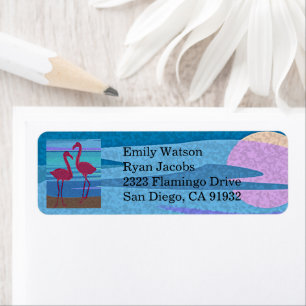 Wedding Let's Flamingle Bird Beach an der Abendadr