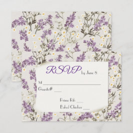 Wedding Lilacs UAWG RSVP Karte