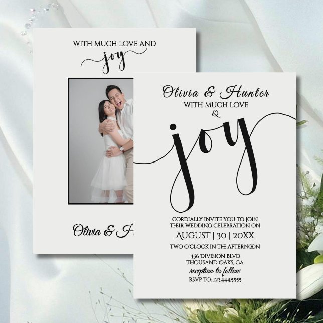Wedding, Modern, Typography, Script, Invitation Einladung (Von Creator hochgeladen)