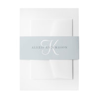 Wedding Monogramm der Eukalyptus-Einfachheits-|