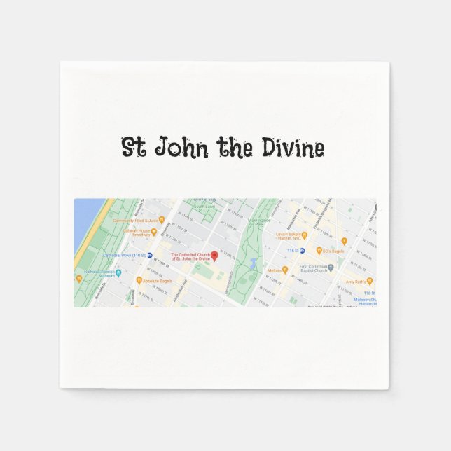 Wedding Napkins Karte Serviette (Vorderseite)