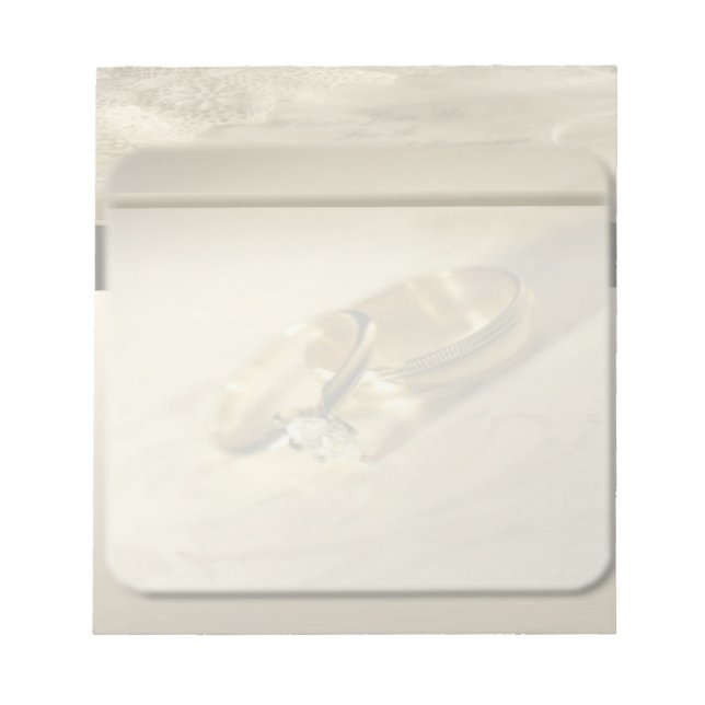 Wedding Notepad Notizblock (Vorderseite)