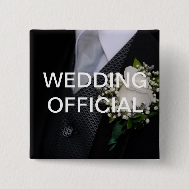 Wedding offiziell button (Vorderseite)