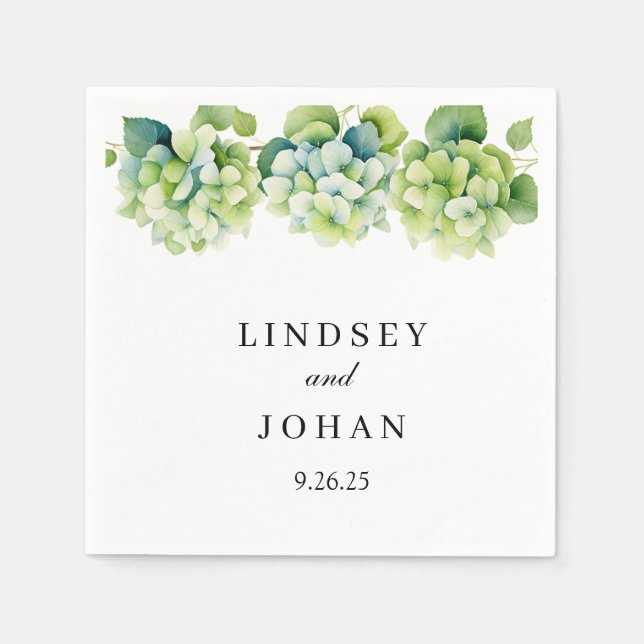 Wedding Paper Serviette (Vorderseite)